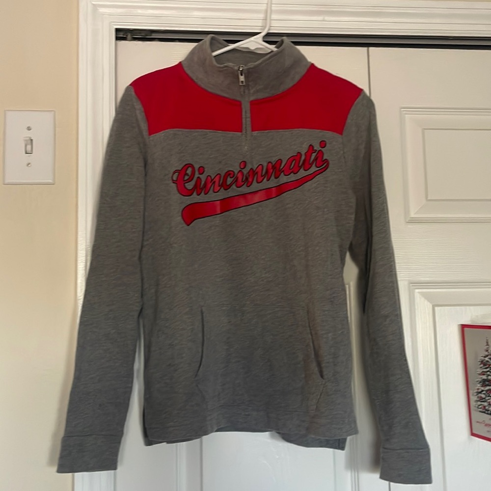 PINK Cincinnati Red Pullover Shirt